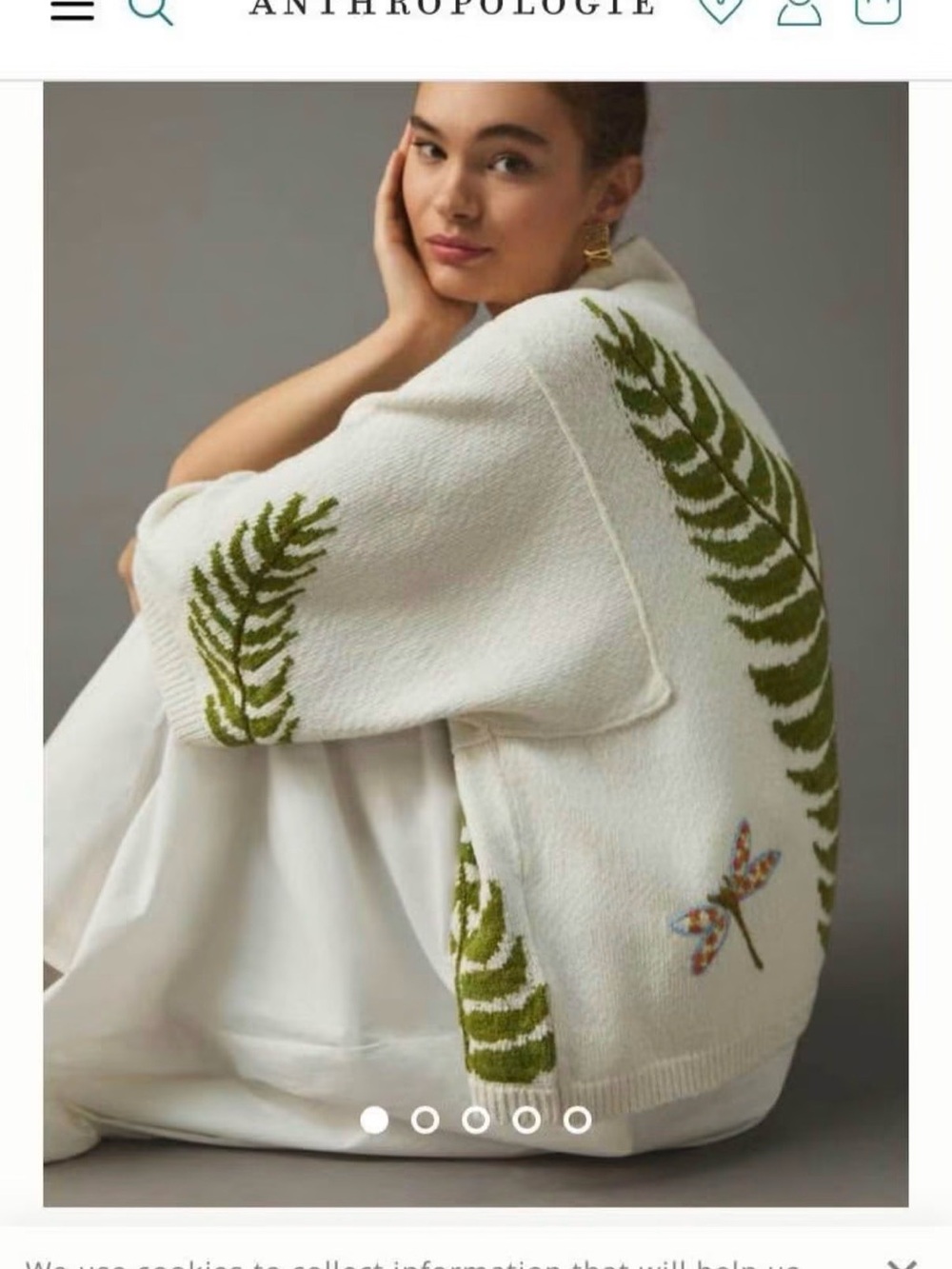 Gorgeous Anthropologie Fern Cardigan in XS/S! 🌿✨ - Picture 4 of 8